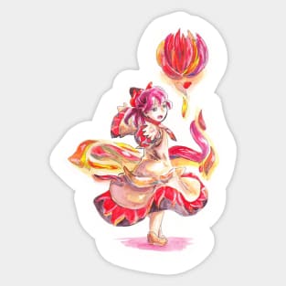 Fiery Dance Sticker